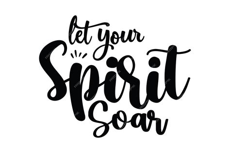 Premium Vector | Let your spirit soar svg