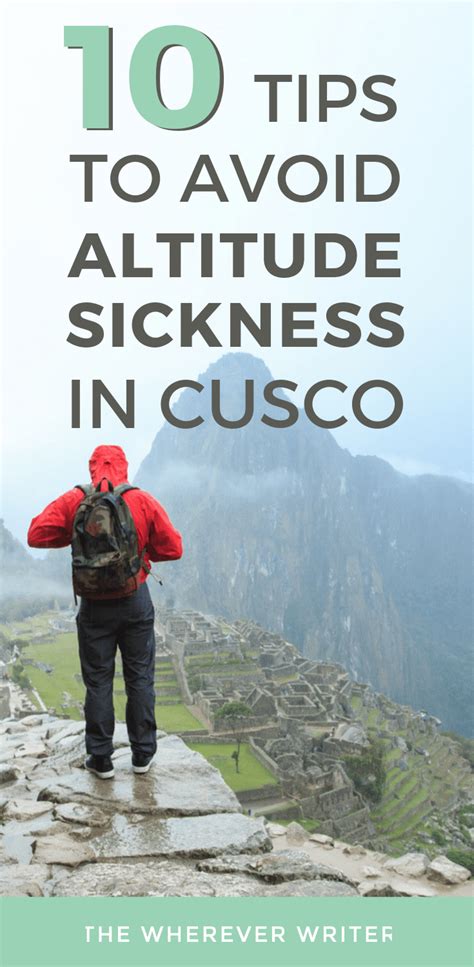 10 Ways To Avoid Altitude Sickness In Cusco And Machu Picchu Bolivia
