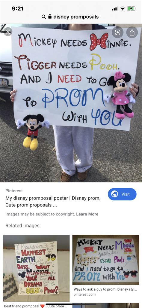 Pin By Kaylee Obrien On Promposal Cute Prom Proposals Disney
