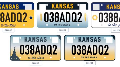 You Vote Kansas Releases 5 New License Plate Designs For Public To Choose