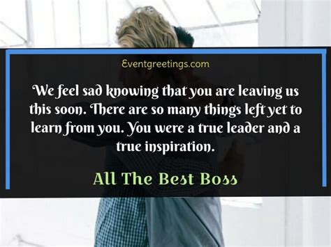 Farewell Quotes For Boss