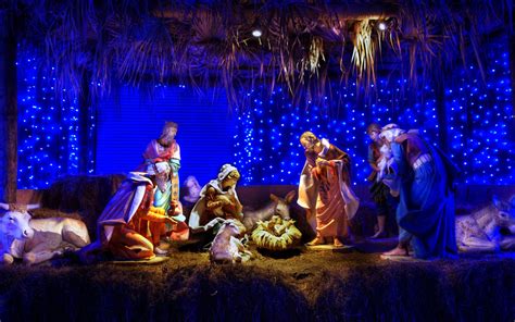 Christmas Nativity Scene Wallpaper ·① Download Free Hd Backgrounds For