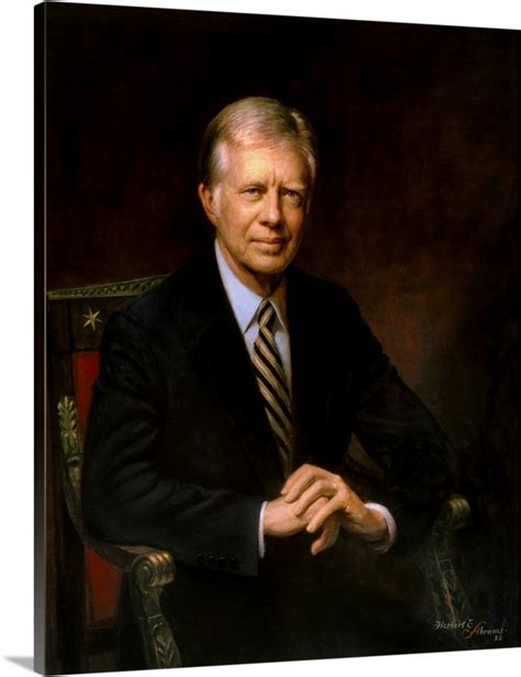 Presidential Portrait Of Jimmy Carter Wall Art Canvas Prints Framed Prints Wall Peels Great