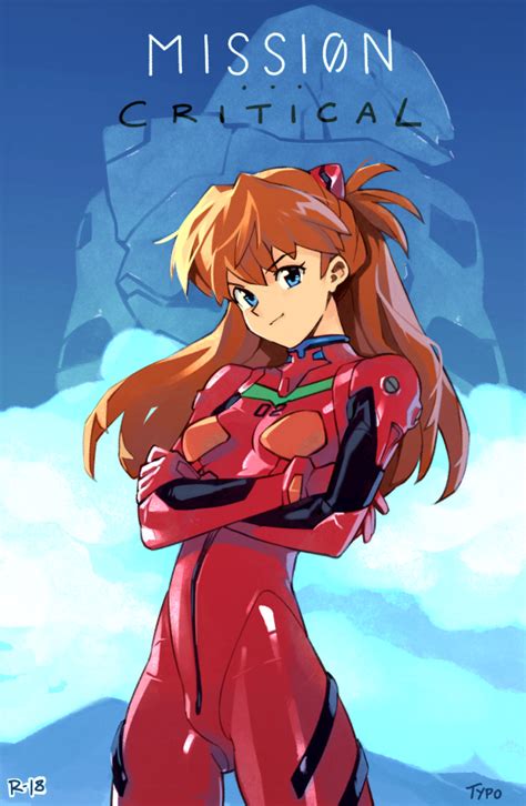 Souryuu Asuka Langley And Mass Production Eva Neon Genesis Evangelion And 1 More Drawn By