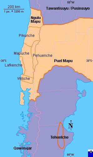 Clickable Map Of Mapuche Regions