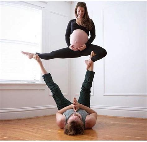 creative or risky check out this couple s maternity photo shoot yoga