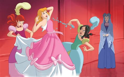 Cinderella Story Disney Princess Stepmother And Her Daughters Drizella