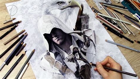 Assassins Creed Connor Kenway Speedart Painting