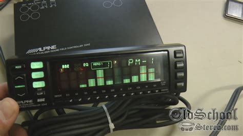 Maybe you would like to learn more about one of these? Old School Alpine 3342 Graphic EQ Equalizer Sound Field Processor 11 Band - YouTube