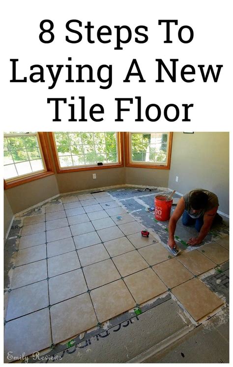 Laying Your Own Tile Floor Isnt As Difficult As You May Think 8 Step