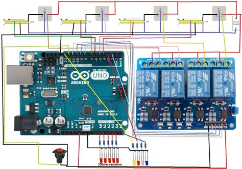 Wiring The Cable Arduino Relay Wiring Diagram