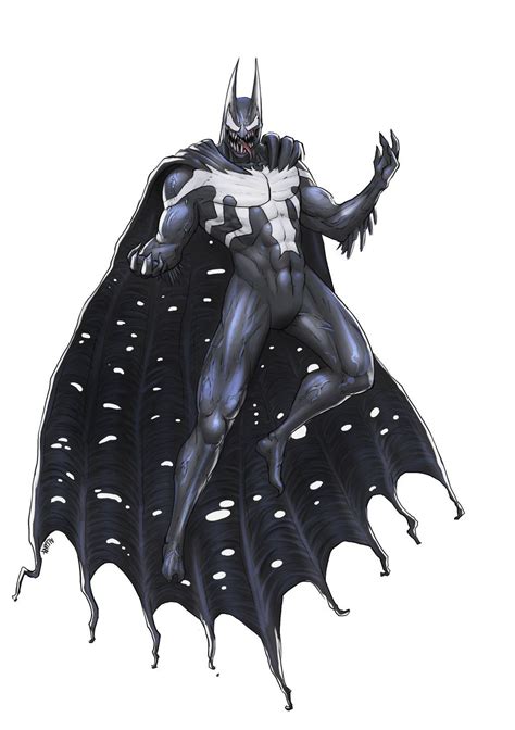Digital Venom Crossover Lanterns Venom Batman By Algiark On
