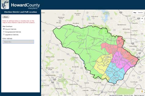 27 Map Of Howard County Md Maps Database Source