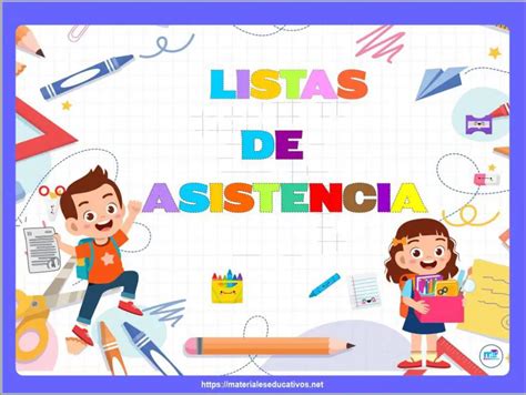 Lista De Asistencia Ciclo Escolar 2022 2023 Materiales Educativos