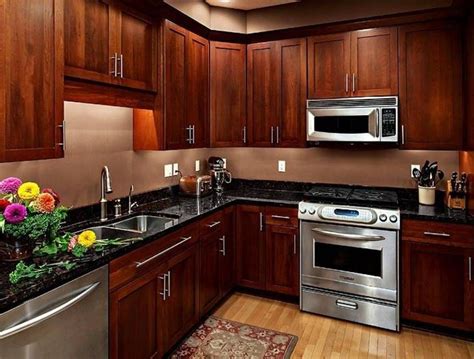 Famous Kitchen Designs With Dark Cherry Cabinets Ideas Decor