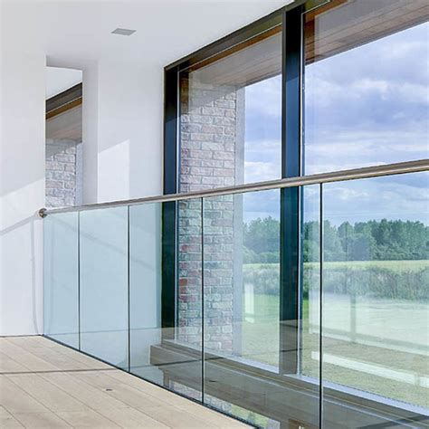 Modern Design Indoor Decorative Balcony Aluminum U Channel Glass Railing China Railing And