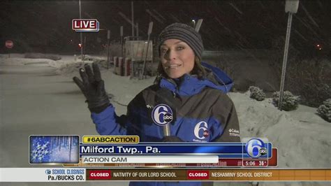 Erin Ohearn Reports On Snow In Milford Township Pa