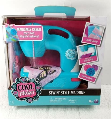 New Cool Maker Sew N’ Style Sewing Machine With Pom Pom Maker Attachment Ebay