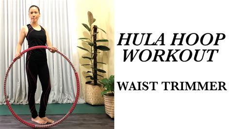 Weighted Hula Hoop Workout Reduce Weight Waist Trimmer Youtube