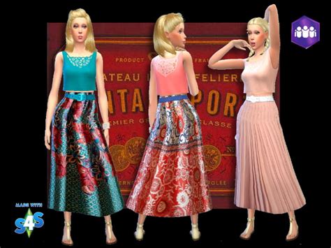 Skirts By Oldbox At All 4 Sims Sims 4 Updates