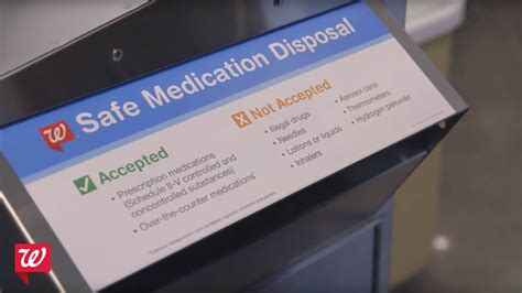 Walgreens Announces Safe Medication Disposal Kiosks And Easier Access