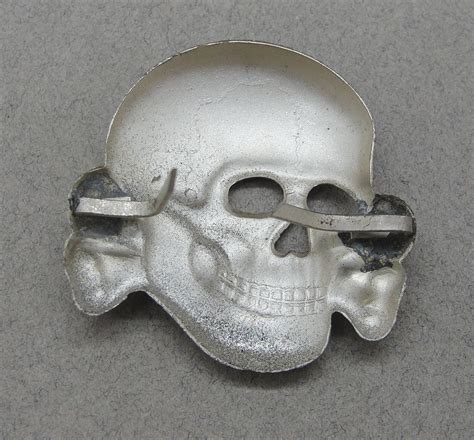 Ss Visor Cap Skull Deschler Like Variant Original German Militaria