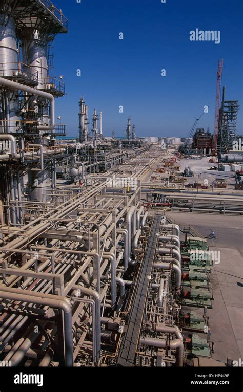 The Worlds Largest Oil Refinery At Ras Tanura In Saudi Arabia Operated By Saudi Aramco The