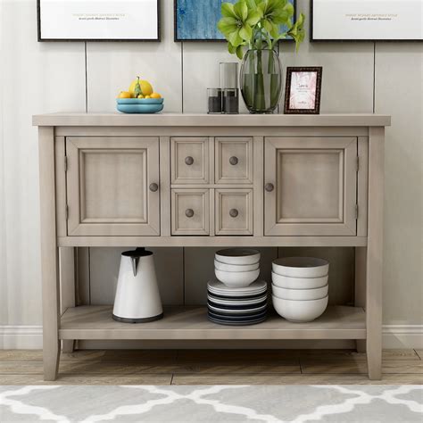 Sideboard Buffet With Buffet Storage Cabinet Dining Server Sideboard