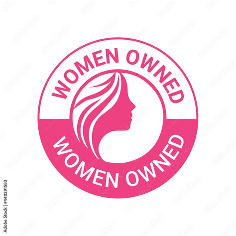 Women Owned Logo Women Owned Vector Logo Design Women Owned Business