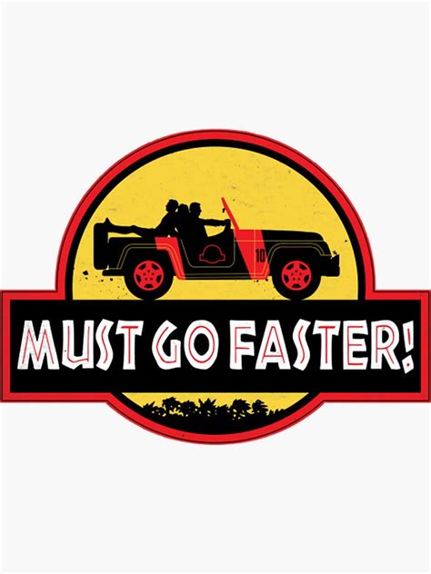 Must Go Faster Sticker By Choibungbuc Redbubble
