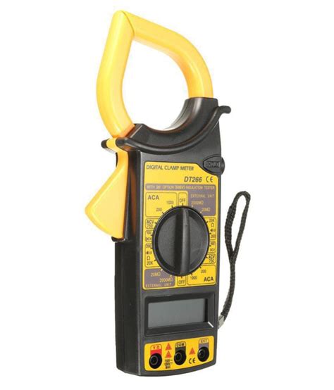 Buy Dt 266 Digital Clamp Meter Multimeter With Ac Current Acdc