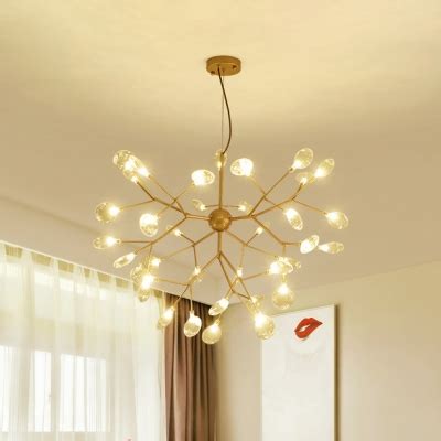 Maybe you would like to learn more about one of these? Clear Glass LED Firefly Chandelier 27/36/45 Light Height ...