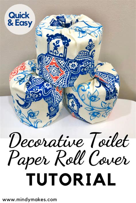 Decorative Toilet Paper Cover Mindymakes