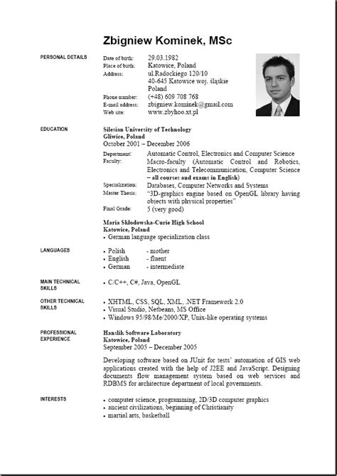 Download and create your own document with curriculum vitae (cv) template (161kb | 20 page(s)) for free. cv word in english