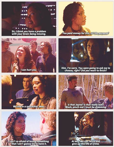 Firefly Character Quotes → Zoe Washburne Firefly