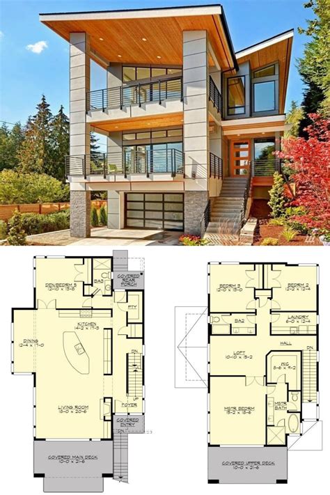 Small Three Story House Plans