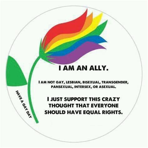 Ally For Love Equality Equal Rights Thoughts
