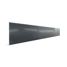 A l'extérieur (parties haute, gauche et droite) : Pliage Aluminium en U zinc naturel 0,65 mm | GOUTTIERE ONLINE