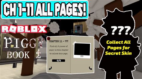 All Piggy Pages Book 2 All Piggy Pages Locations Compilation Roblox