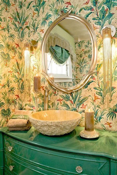 45 Best Tropical Bathroom Design Ideas You Will Love 38 Eclectic