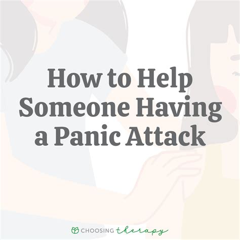 How To Help Someone Get Thru A Panic Tutorial Pics