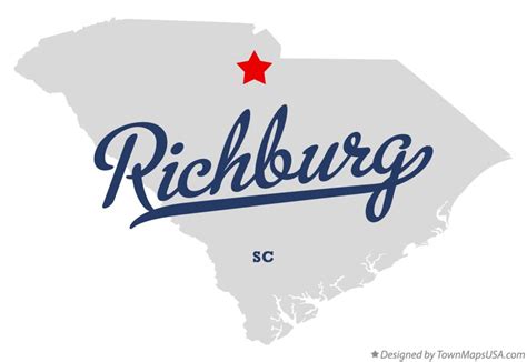 Map Of Richburg Sc South Carolina
