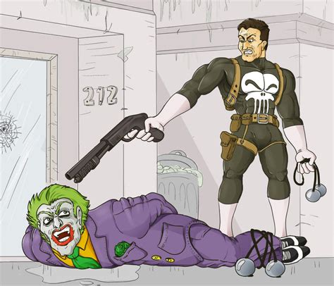 Joker Vs Punisher Crossover By Lvet On Deviantart