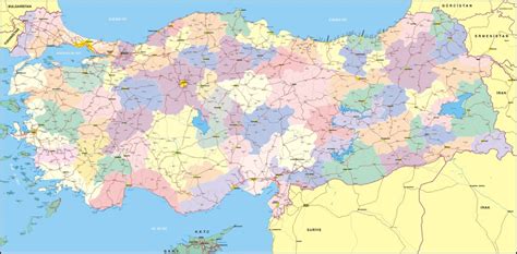 Turkey's current administration headed by president tayyip erdogan has reversed many of the country's earlier reforms which had been in place since the maps of neighboring countries of turkey. Turkey Map