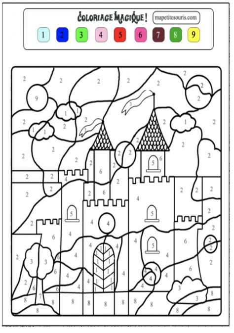 Coloriage Magique Maternelle Croix Luizet