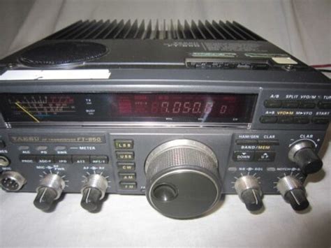 Yaesu Ft 850 Hf Transceiver Amature Ham Radio Microphone Tested Free