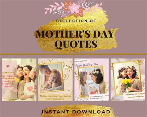 mother s day quotes for instagram fb pinterest twitter and mp4 mother s day printables