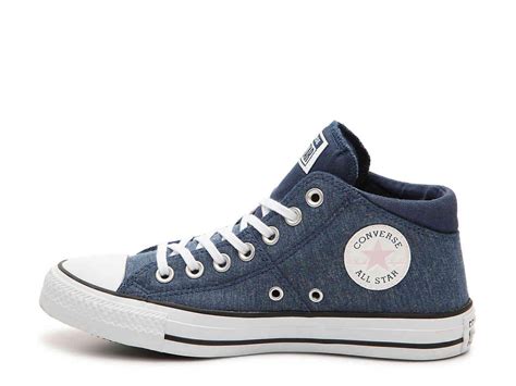 Converse Denim Chuck Taylor All Star Madison Mid Top Sneaker In Navy