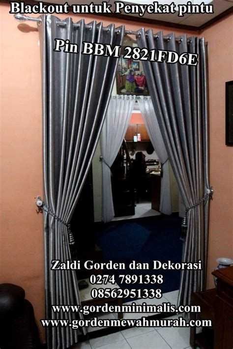Harga tiang fleksibel pintu tiang tirai kamar mandi gantungan gorden tanpa p. Gorden untuk Pintu Penyekat Ruangan bahan Blackout model ...