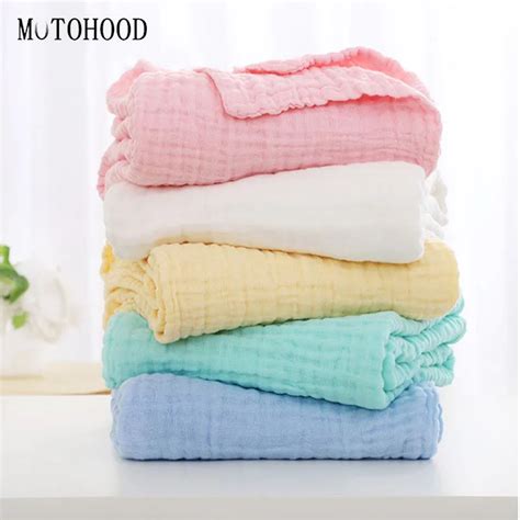 Motohood 100 Cotton Baby Blankets Newborn Super Soft Children Swaddle